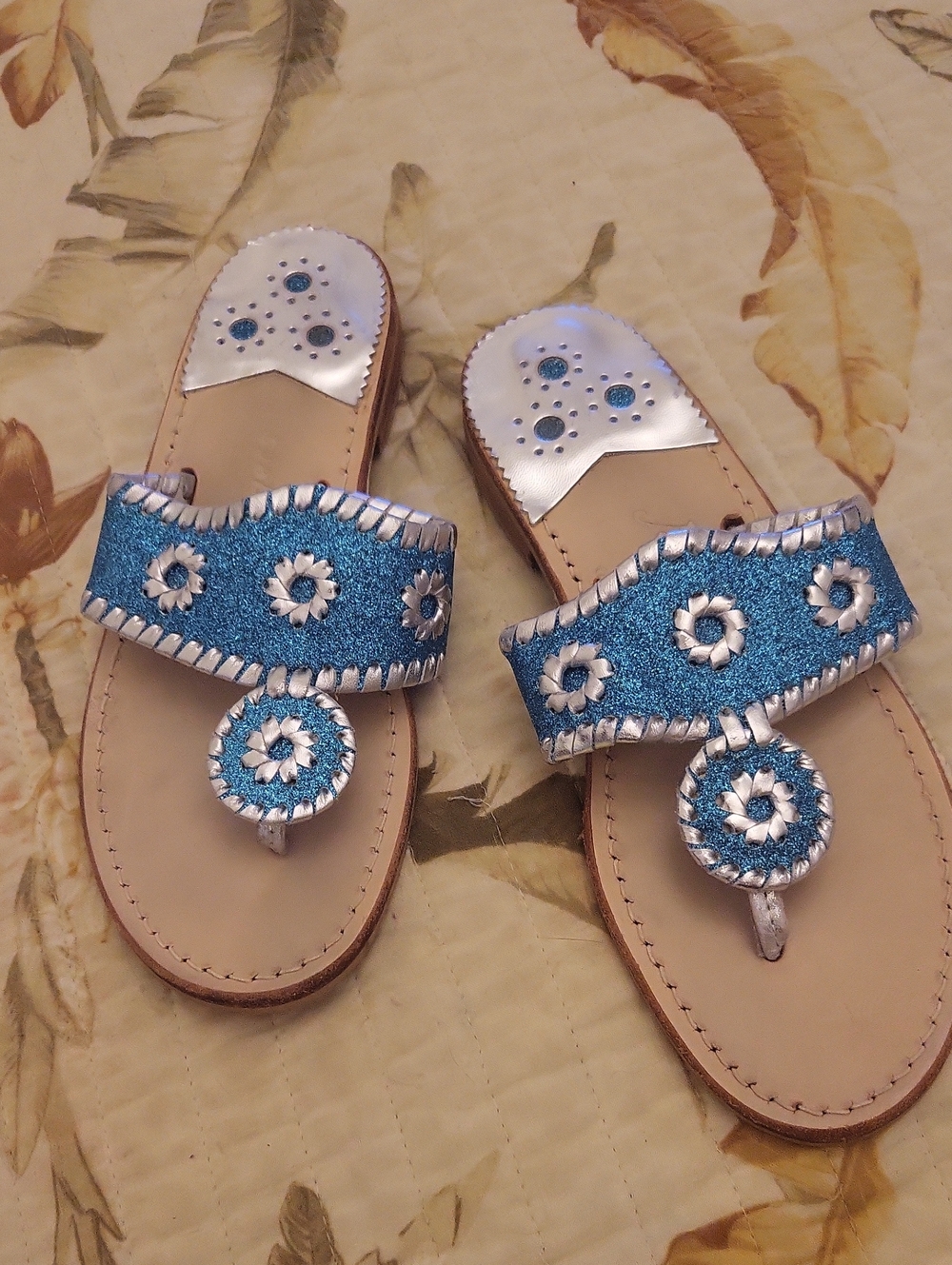 Jack Rogers Glitter Sandals